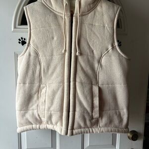 Ruff Hewn Cream Sherpa-Lined Vest